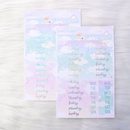 Positivi-TEA Skinny Date Cover | Sticker Sheet (set of 2)