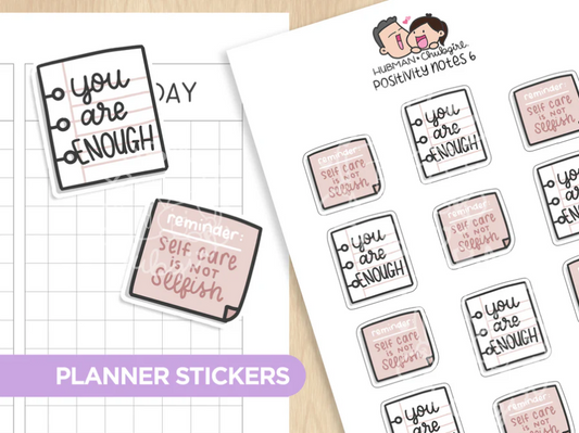 Positivity Notes 6 | Sticker Sheet