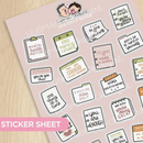 Positivity Notes | Sticker Sheet