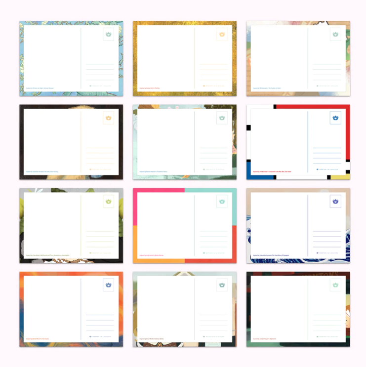 2024 Works of Art Postcard Set
