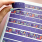 Purple Grid | Washi