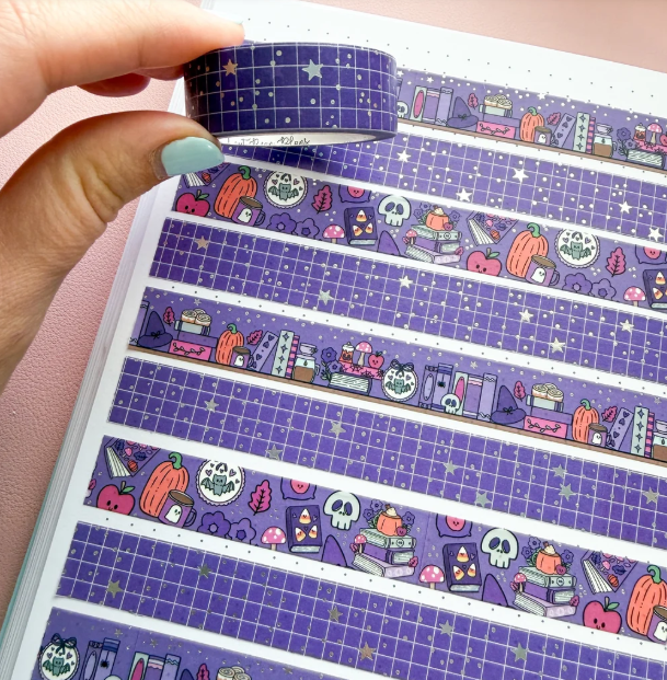 Purple Grid | Washi