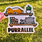 Cat Math Purralel | Vinyl Sticker