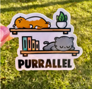 Cat Math Purralel | Vinyl Sticker