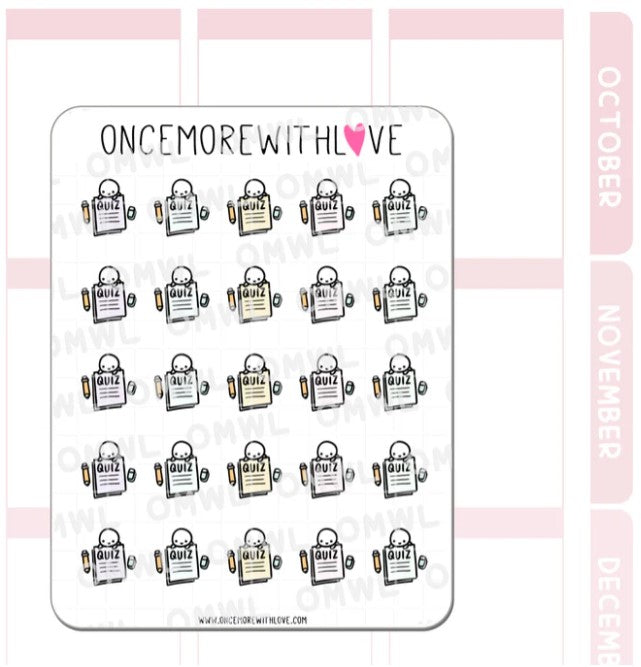 Quiz | Sticker Sheet