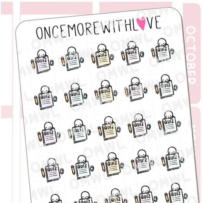 Quiz | Sticker Sheet