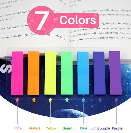 Sticky Note Flags - 7 colours