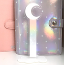 Pastel Rainbow Crescent Moon Cloud Bank | Washi Stand