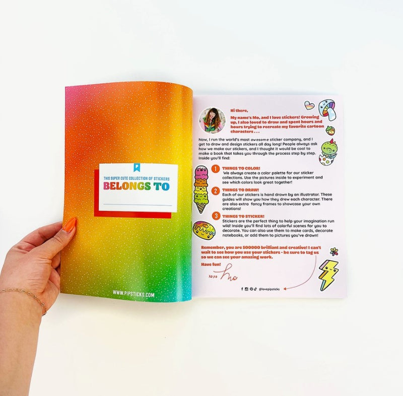 Draw-Along Rainbow | Sticker Book