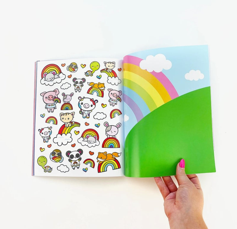 Draw-Along Rainbow | Sticker Book