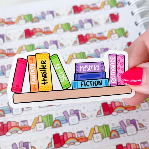 Rainbow Book Genre | Vinyl Sticker