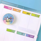 Rainbow Gradient Perforated Date Cover | Washi