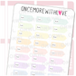 Rainbow Flags 2cm | Sticker Sheet