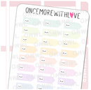 Rainbow Flags 2cm | Sticker Sheet