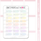 Rainbow Flags 2cm | Sticker Sheet