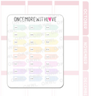 Rainbow Flags 2cm | Sticker Sheet