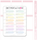 Rainow Flags 3cm | Sticker Sheet