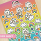 Rainbow Llama Time | BIG Sticker Sheet