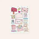 Rainbow Sticker Mail | Sticker Sheet