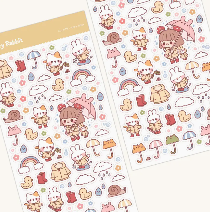 Rainy Days | Sticker Sheet