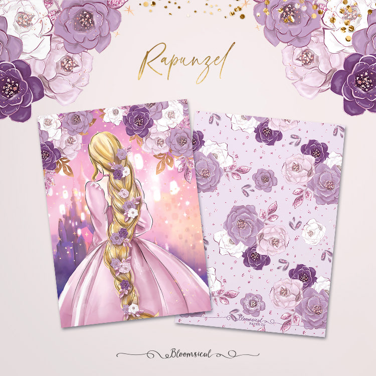 Rapunzel | Journalling Card