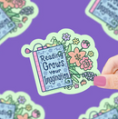 Reading Grows Your Imagination | Vinyl Sticker