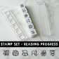 *PREORDER 6-IN-1 Punch Stamp - Reading Progress