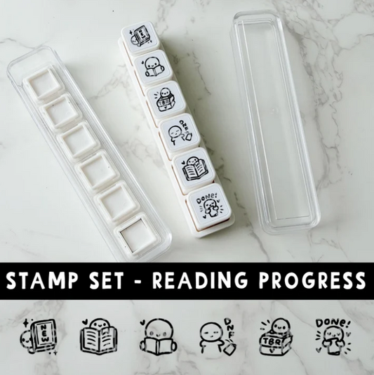 *PREORDER 6-IN-1 Punch Stamp - Reading Progress