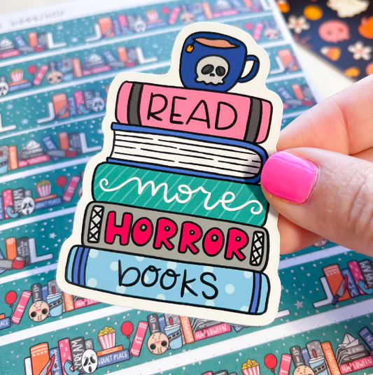 Read More Horror Books | Vinyl Sticker