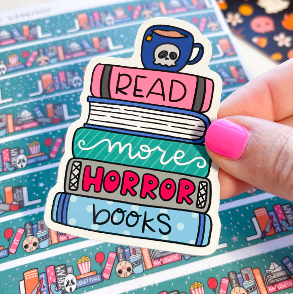 Read More Horror Books | Vinyl Sticker