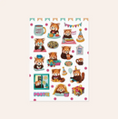 Red Panda Party for One | Sticker Sheet