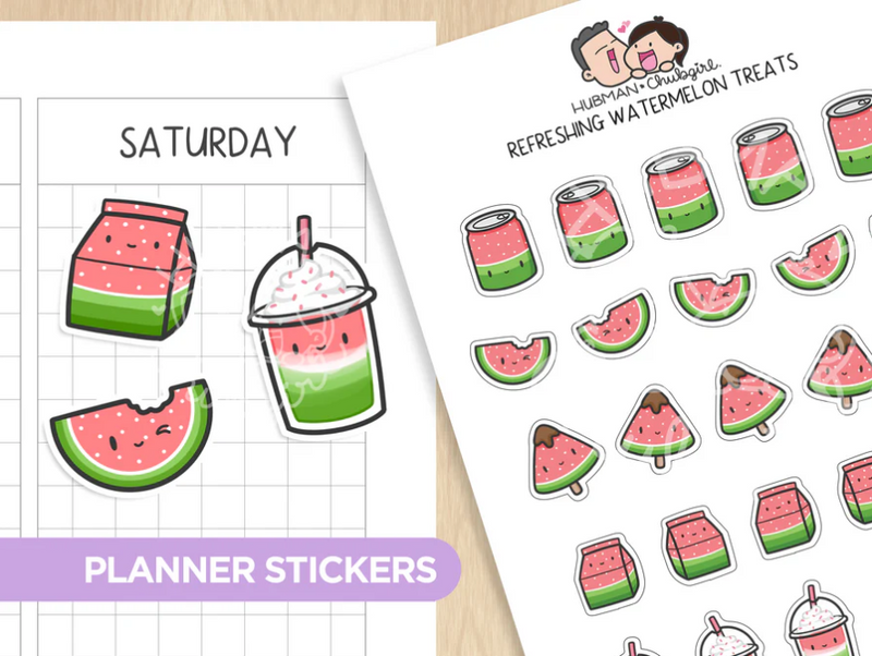 Refreshing Watermelon Treats | Sticker Sheet