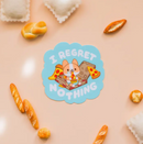Friendly Corgi - I Regret Nothing | Vinyl Sticker