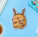 Reindeer Bear | Vinyl Sticker