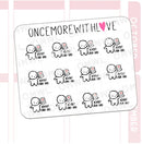 Mini BTS - Report Card Day | Sticker Sheet