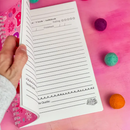 Pink Floral Book Review Journal