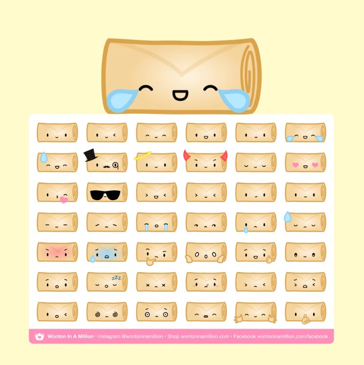 Ricky Emojis | Sticker Sheet