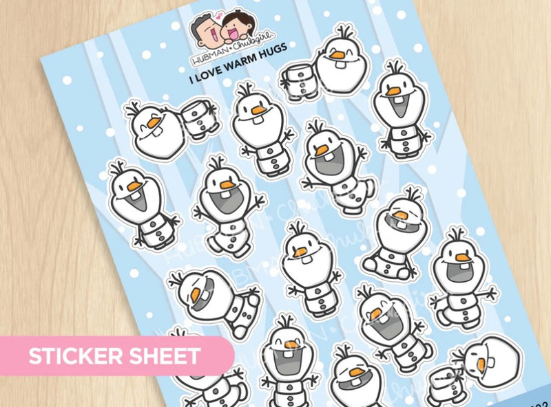 Warm Hugs | Big Sticker Sheet