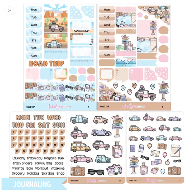 Road Trip | Journaling Kit