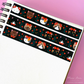 Romantic Cats Black | Washi