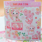 Sakura Cow | Sticker Sheet