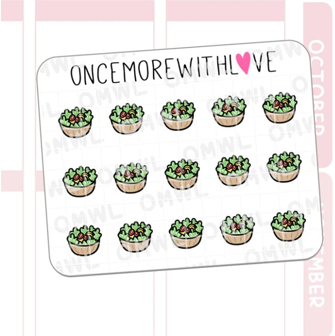 Mini - Salad Doodle | Sticker Sheet