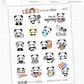 Softy the Panda Sampler Vol.1 | Sticker Sheet
