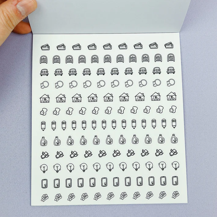Pastel Functional | Deluxe Sticker Book