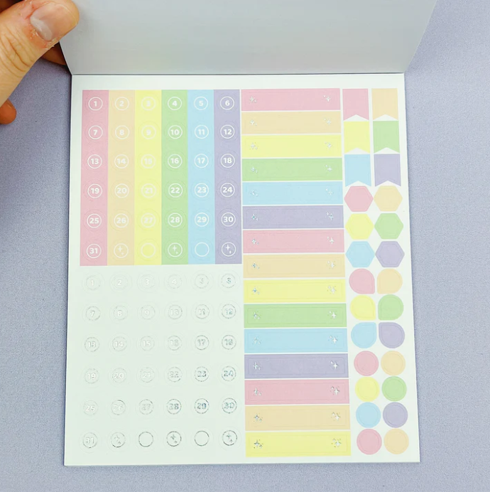 Pastel Functional | Deluxe Sticker Book