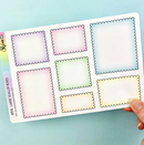 Large Scallop Box Stickers