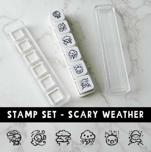 *PREORDER 6-IN-1 Punch Stamp - Scary Weather