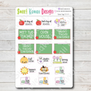 Kawaii School Days | Sticker Kit