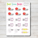 Kawaii School Days | Sticker Kit