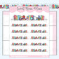School Bookshelf | Sticker Sheet